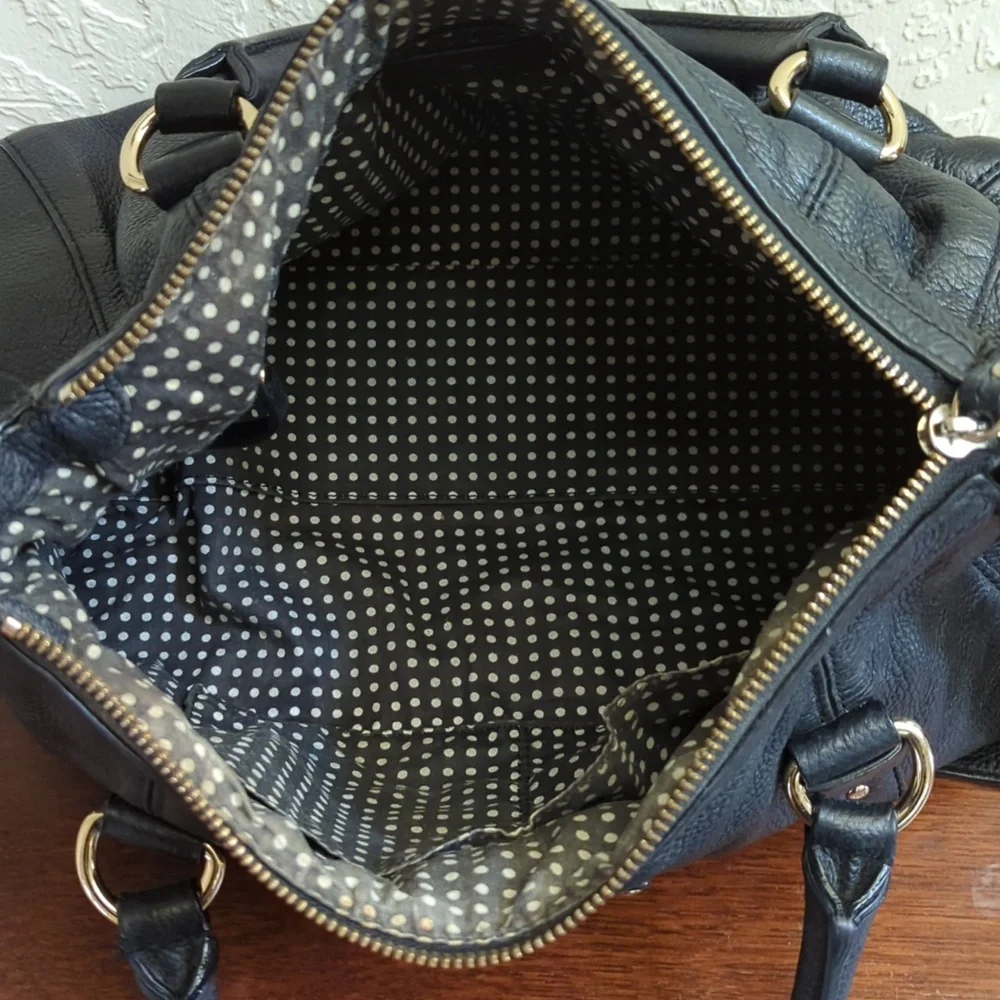 💎 kate spade NY Black Berkshire Road Bernie Convertible Satchel - Flawed Gem